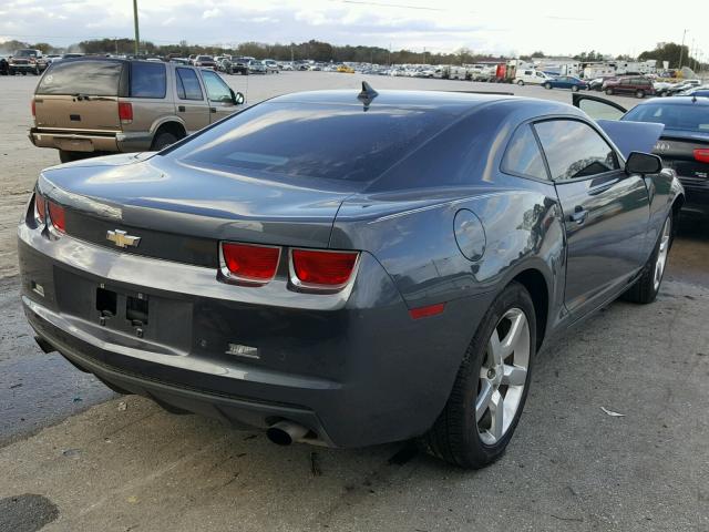 2G1FC1EV6A9175168 - 2010 CHEVROLET CAMARO GRAY photo 4