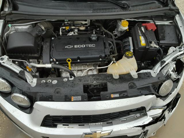 1G1JB5SH8F4126700 - 2015 CHEVROLET SONIC LS 银色 照片 7