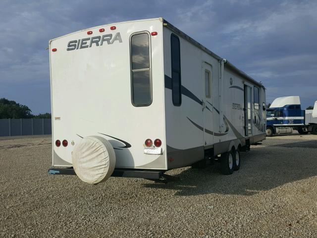 4X4TSES219J034310 - 2009 WILDWOOD TRAILER BEIGE photo 4