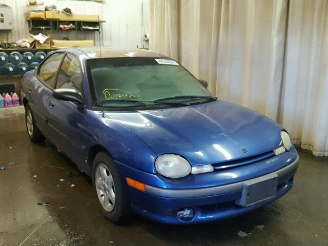 1B3ES67C1SD199446 - 1995 DODGE NEON SPORT BLUE photo 1