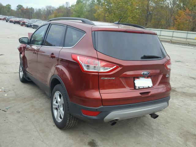 1FMCU9GX8EUB70286 - 2014 FORD ESCAPE SE MAROON photo 3