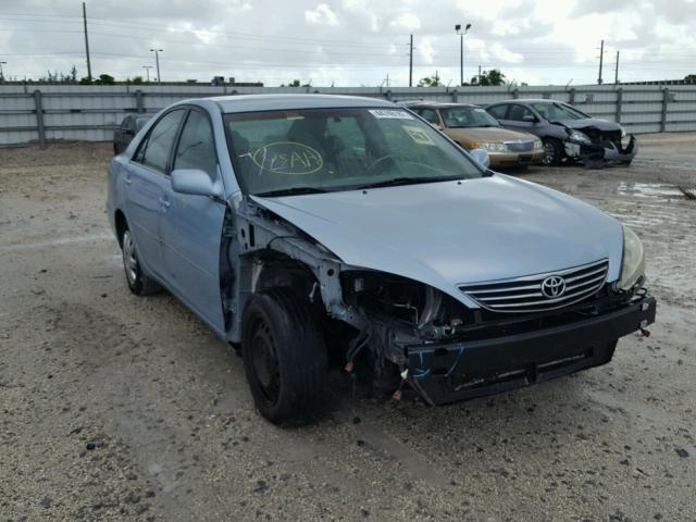 4T1BE32K65U974099 - 2005 TOYOTA CAMRY LE BLUE photo 1