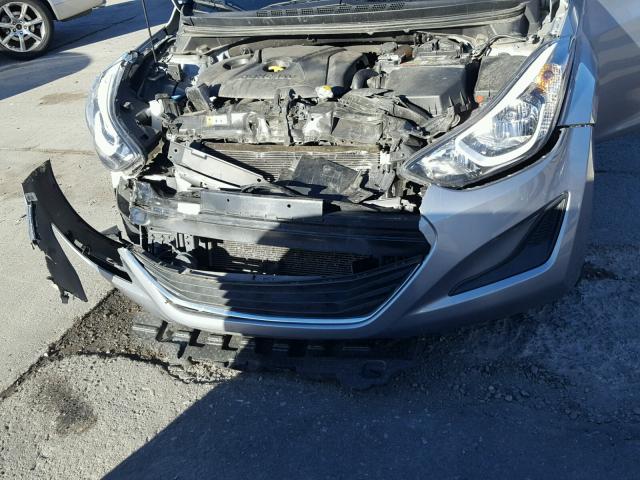 5NPDH4AE0FH551844 - 2015 HYUNDAI ELANTRA SE SILVER photo 7