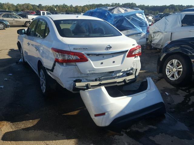 3N1AB7AP9FY223268 - 2015 NISSAN SENTRA GRAY photo 3