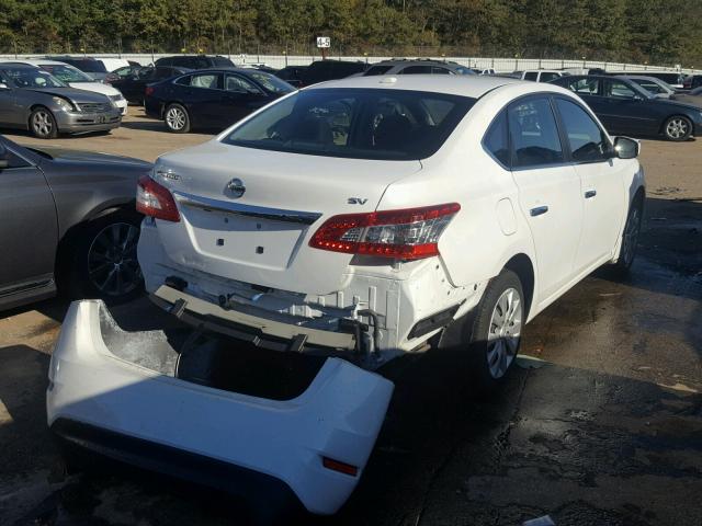 3N1AB7AP9FY223268 - 2015 NISSAN SENTRA GRAY photo 4