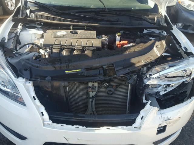 3N1AB7AP9FY223268 - 2015 NISSAN SENTRA GRAY photo 7