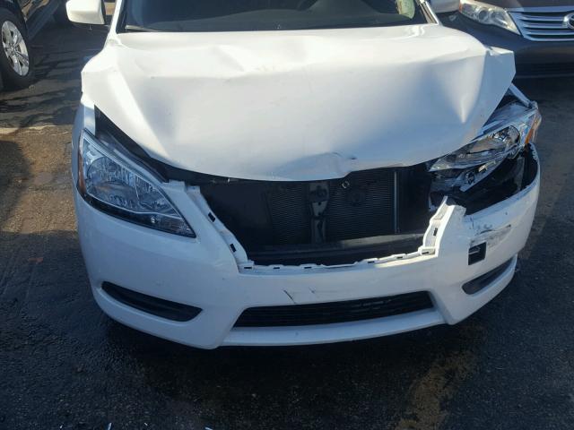 3N1AB7AP9FY223268 - 2015 NISSAN SENTRA GRAY photo 9