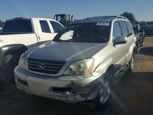 JTJBT20X140026232 - 2004 LEXUS GX SILVER photo 2