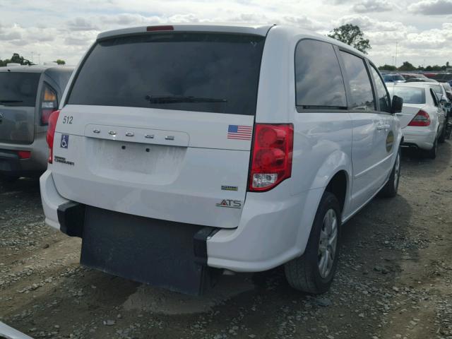 2C4RDGBG4HR567361 - 2017 DODGE GRAND CARA WHITE photo 4