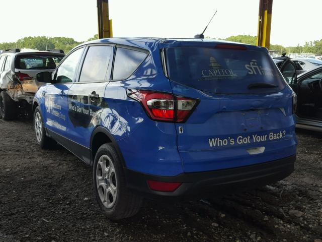 1FMCU0F75HUA20122 - 2017 FORD ESCAPE S BLUE photo 3