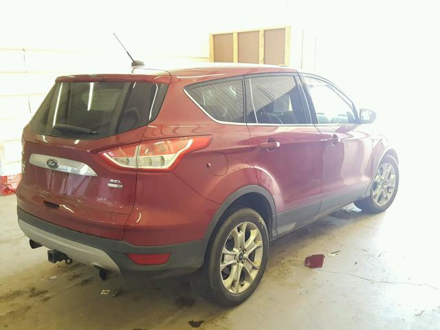 1FMCU9HX5DUB64250 - 2013 FORD ESCAPE SEL RED photo 4