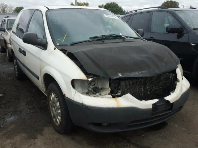 1D4GP21R45B306863 - 2005 DODGE CARAVAN WHITE photo 1