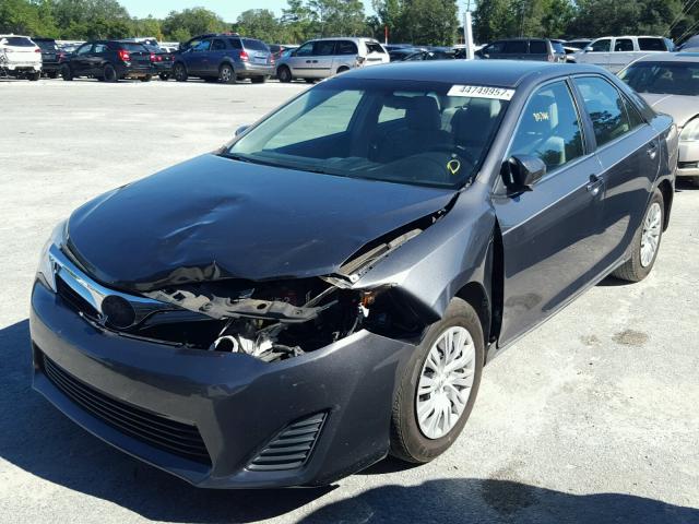 4T4BF1FK9DR279387 - 2013 TOYOTA CAMRY L CHARCOAL photo 2