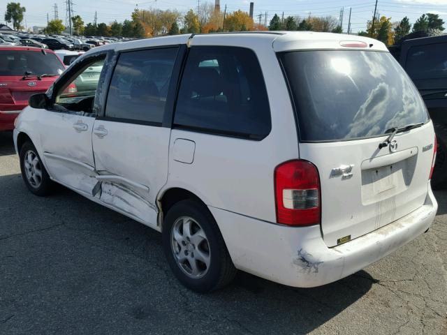 JM3LW28G1Y0111295 - 2000 MAZDA MPV WAGON WHITE photo 3