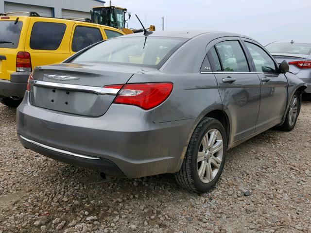 1C3CCBBB8CN299277 - 2012 CHRYSLER 200 TOURIN GRAY photo 4