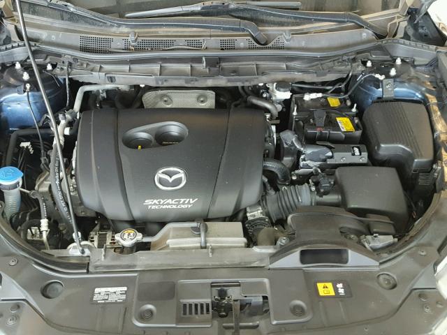 JM3KE4DY9F0499737 - 2015 MAZDA CX-5 GT BLUE photo 7