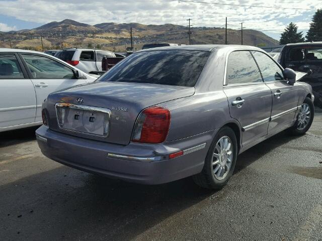 KMHFU45E75A399786 - 2005 HYUNDAI XG GRAY photo 4