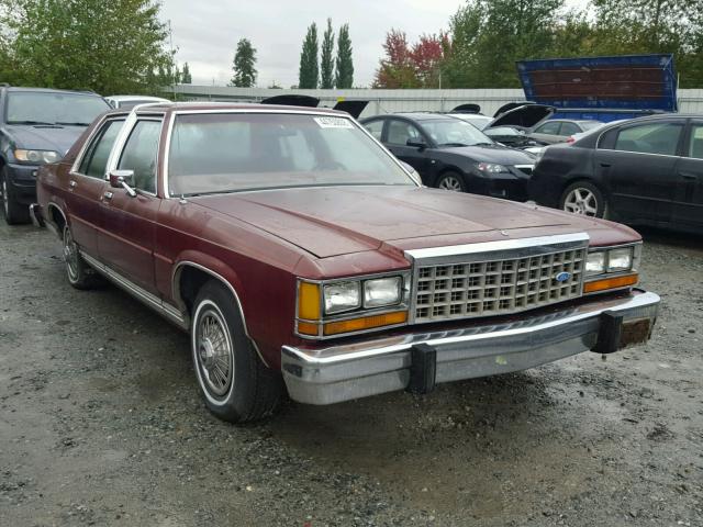 2FABP43F8FX148182 - 1985 FORD LTD CROWN BURGUNDY photo 1