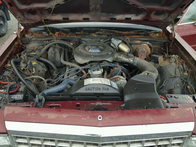 2FABP43F8FX148182 - 1985 FORD LTD CROWN BURGUNDY photo 7