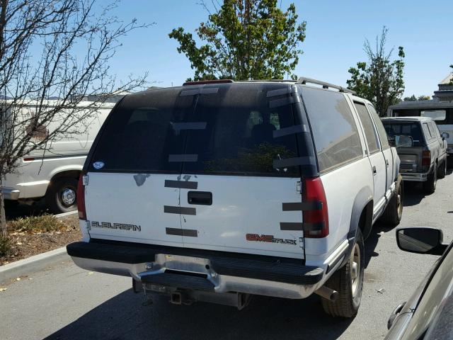 3GKGK26J8VG503125 - 1997 GMC SUBURBAN K WHITE photo 4