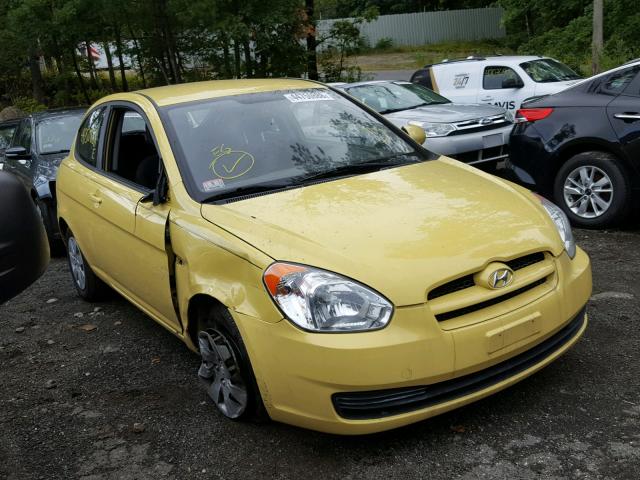 KMHCM3AC7AU185729 - 2010 HYUNDAI ACCENT BLU YELLOW photo 1