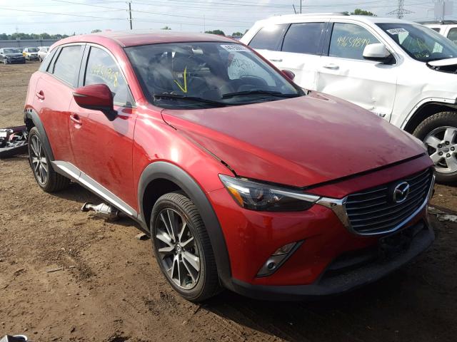 JM1DKDD77H0148927 - 2017 MAZDA CX-3 GRAND RED photo 1