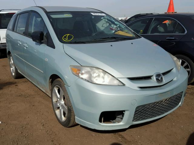 JM1CR293X70148274 - 2007 MAZDA 5 TEAL photo 1