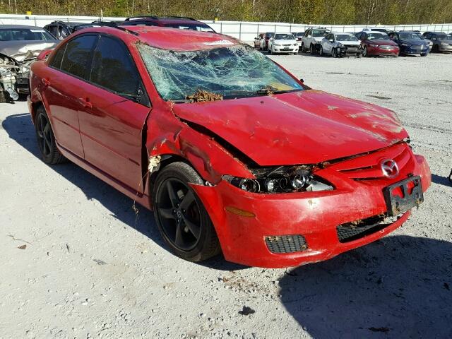 1YVHP84C175M27762 - 2007 MAZDA 6 I RED photo 1