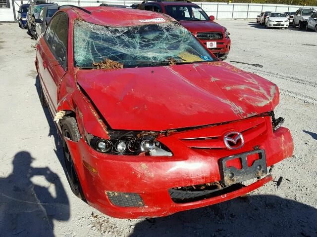 1YVHP84C175M27762 - 2007 MAZDA 6 I RED photo 9