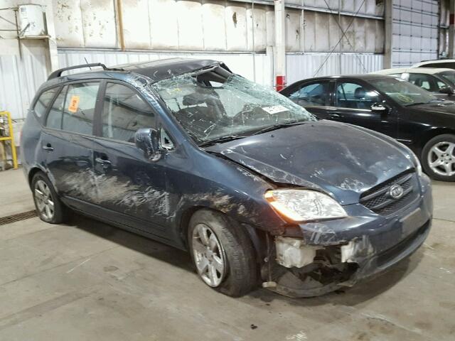 KNAFG528997229512 - 2009 KIA RONDO BASE BLUE photo 1