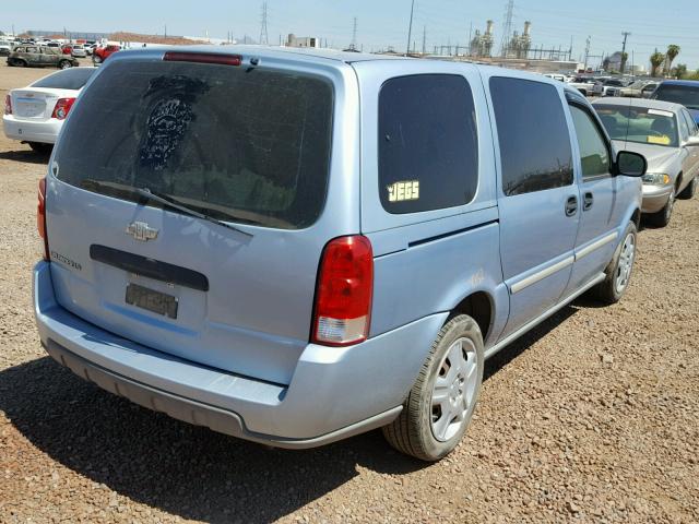 1GNDV23137D182547 - 2007 CHEVROLET UPLANDER L BLUE photo 4