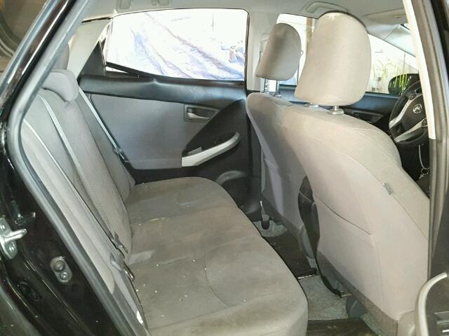 JTDKN3DU0F1921288 - 2015 TOYOTA PRIUS BLACK photo 6