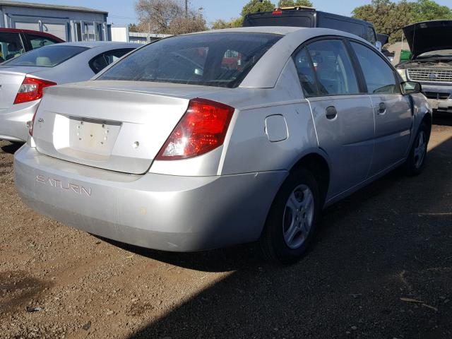 1G8AG52F53Z201739 - 2003 SATURN ION LEVEL SILVER photo 4