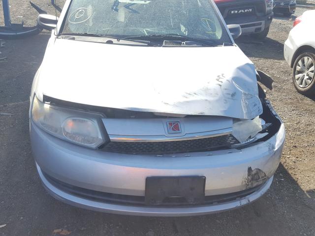 1G8AG52F53Z201739 - 2003 SATURN ION LEVEL SILVER photo 9