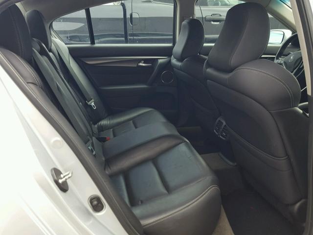19UUA9F57DA001430 - 2013 ACURA TL TECH SILVER photo 6