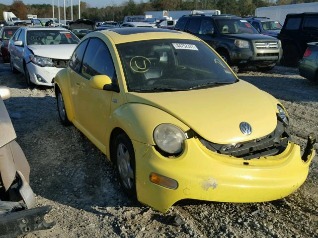 3VWDD21C41M467265 - 2001 VOLKSWAGEN NEW BEETLE YELLOW photo 1