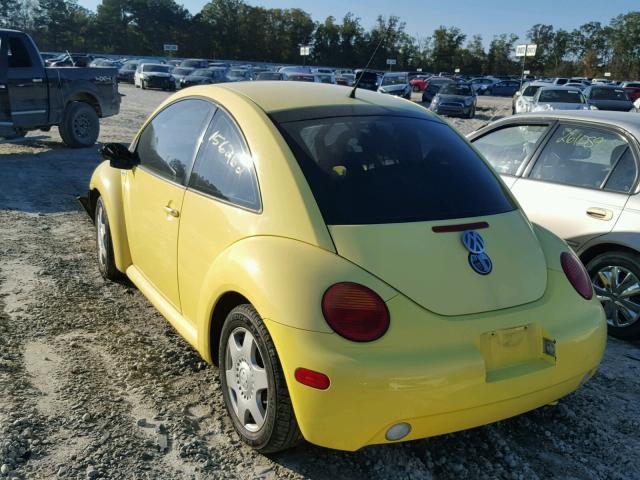 3VWDD21C41M467265 - 2001 VOLKSWAGEN NEW BEETLE 黄色 照片 3