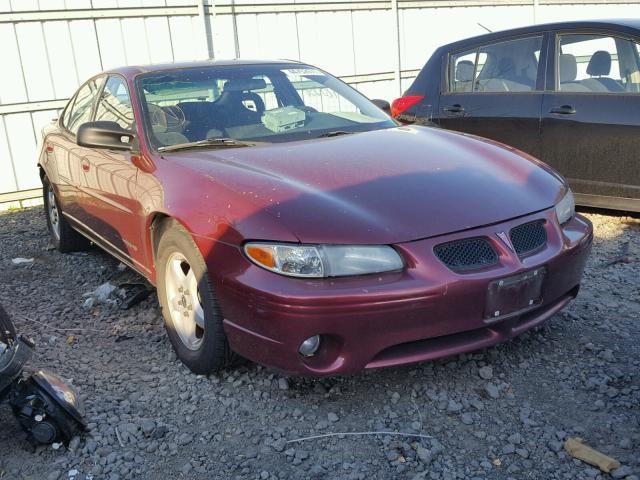 1G2WK52J51F127062 - 2001 PONTIAC GRAND PRIX Tünd qırmızı foto 1