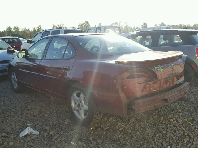 1G2WK52J51F127062 - 2001 PONTIAC GRAND PRIX MAROON photo 3