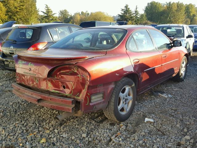 1G2WK52J51F127062 - 2001 PONTIAC GRAND PRIX Tünd qırmızı foto 4