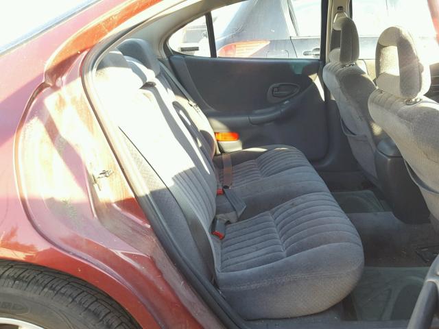 1G2WK52J51F127062 - 2001 PONTIAC GRAND PRIX Tünd qırmızı foto 6