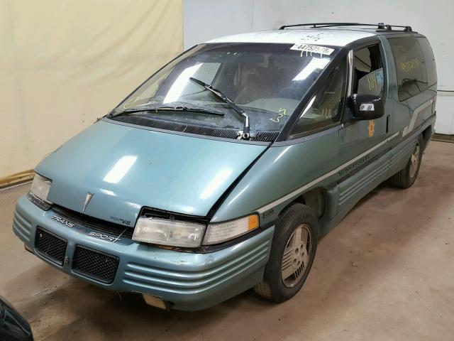 1GMDU06L4PT227168 - 1993 PONTIAC TRANS SPOR GREEN photo 2