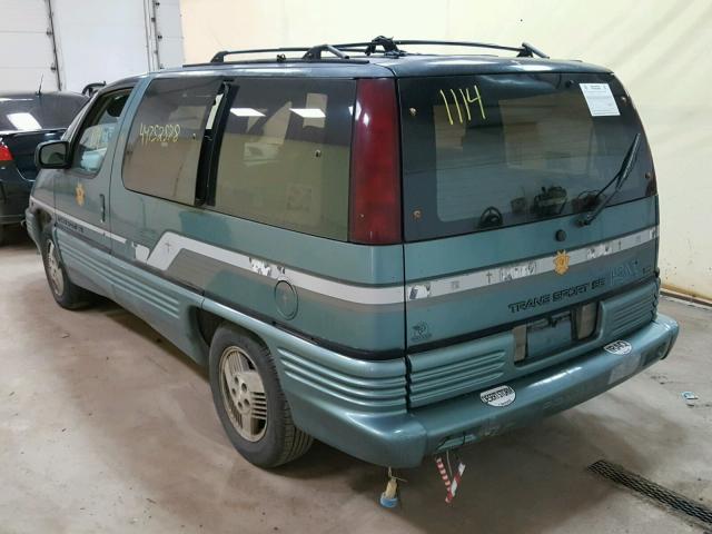 1GMDU06L4PT227168 - 1993 PONTIAC TRANS SPOR GREEN photo 3