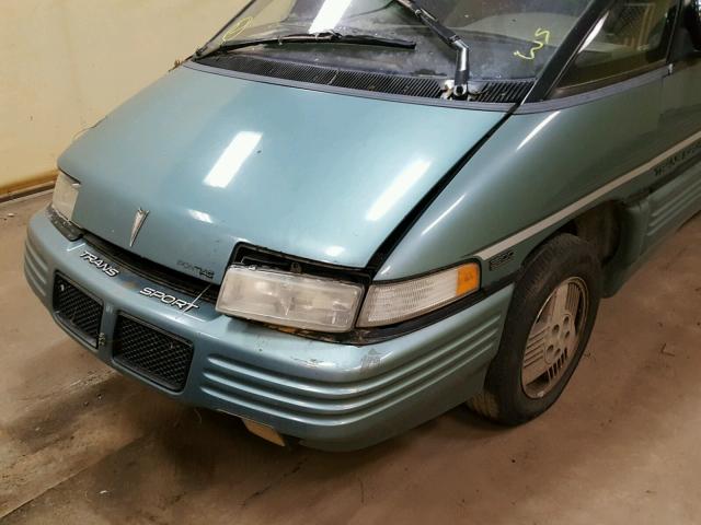 1GMDU06L4PT227168 - 1993 PONTIAC TRANS SPOR GREEN photo 9