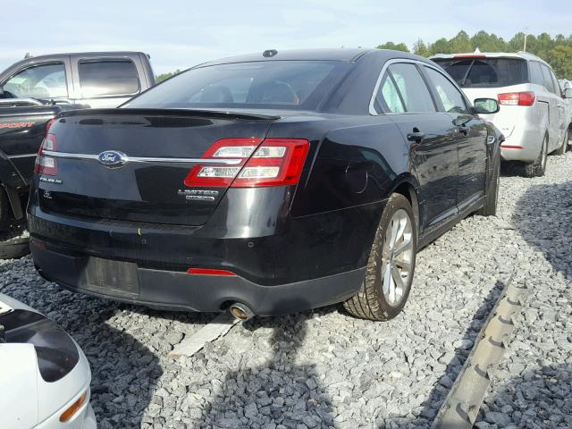 1FAHP2F83EG107877 - 2014 FORD TAURUS BLACK photo 4