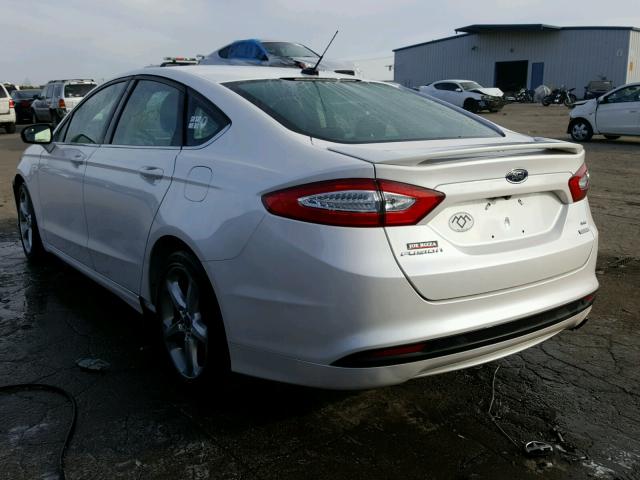 3FA6P0HD9GR219164 - 2016 FORD FUSION WHITE photo 3