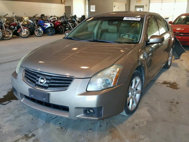 1N4BA41E68C832420 - 2008 NISSAN MAXIMA SE GRAY photo 2