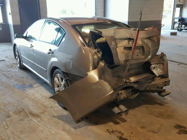 1N4BA41E68C832420 - 2008 NISSAN MAXIMA SE GRAY photo 3