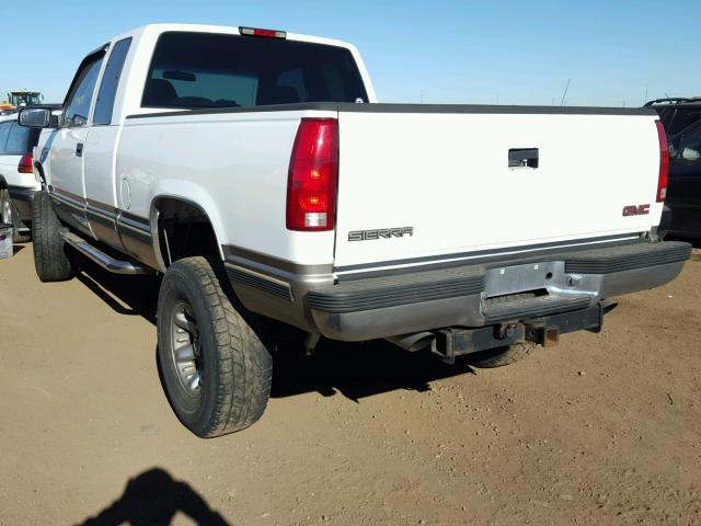 1GTEK19R7XR509760 - 1999 GMC SIERRA WHITE photo 3