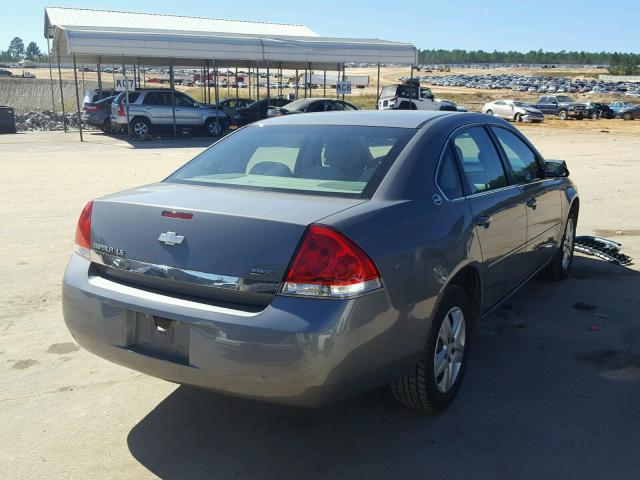 2G1WB58K479393131 - 2007 CHEVROLET IMPALA LS GRAY photo 4